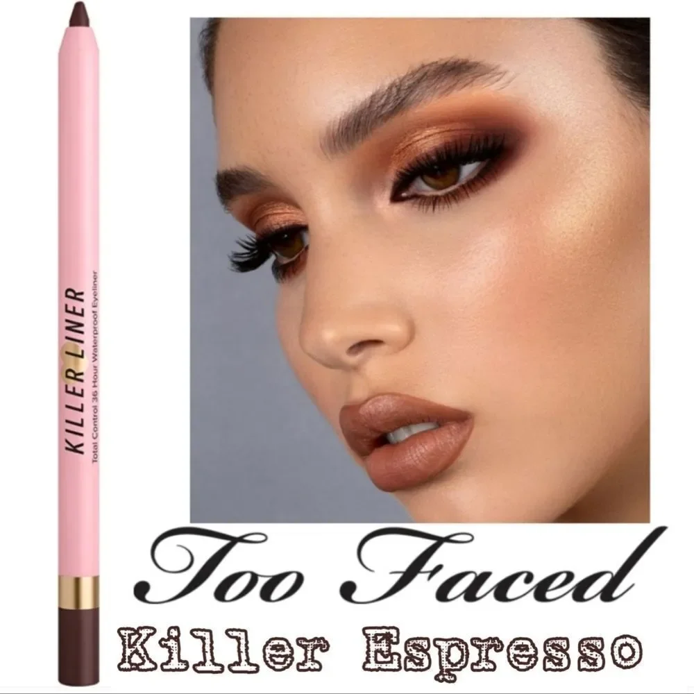 Too Faced Waterproof Gel eye Liner in Killer Espresso (Dark Brown)